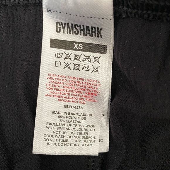 GYMSHARK black ribbed jogger - Picture 5 of 5